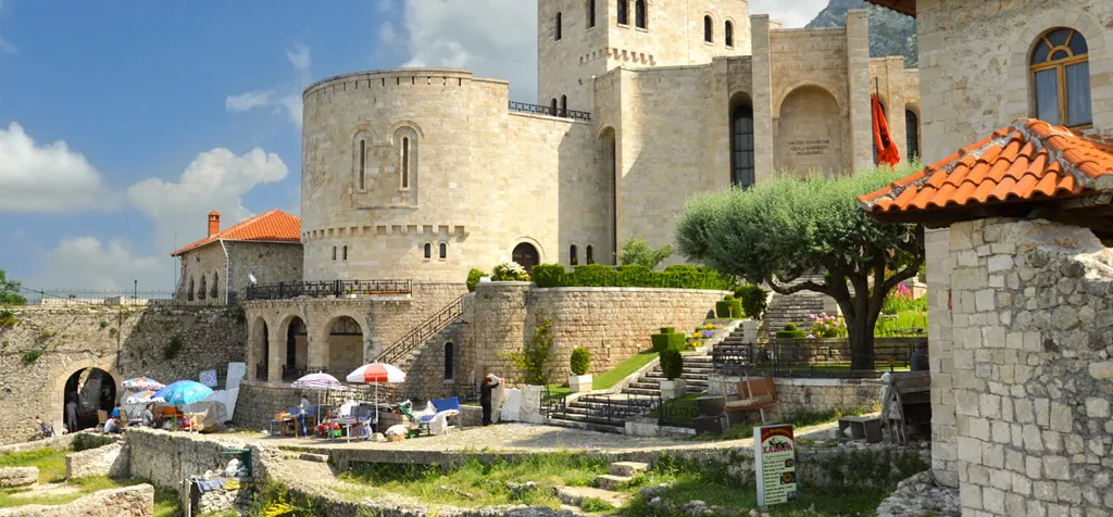 Panoramic view from Krujë Castle