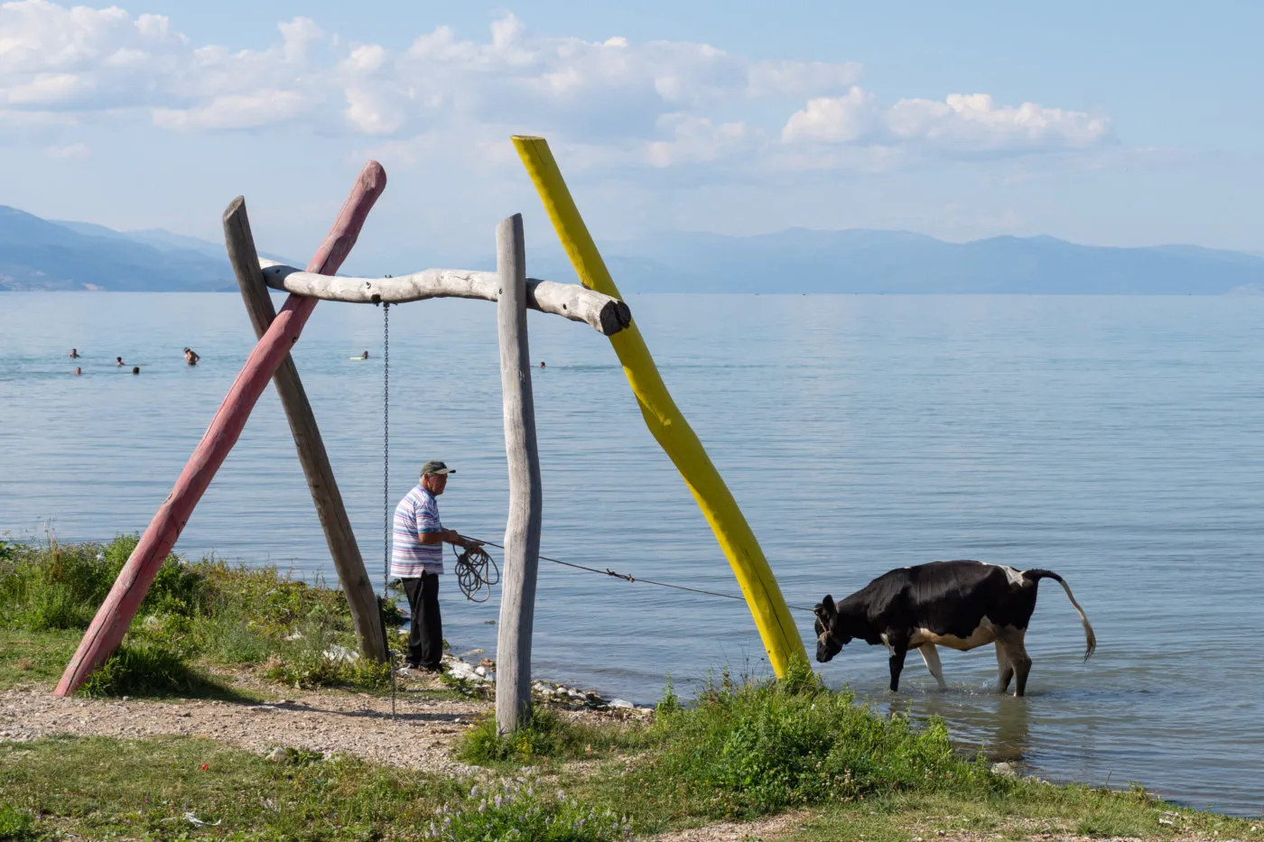 Rural countryside near Pogradec