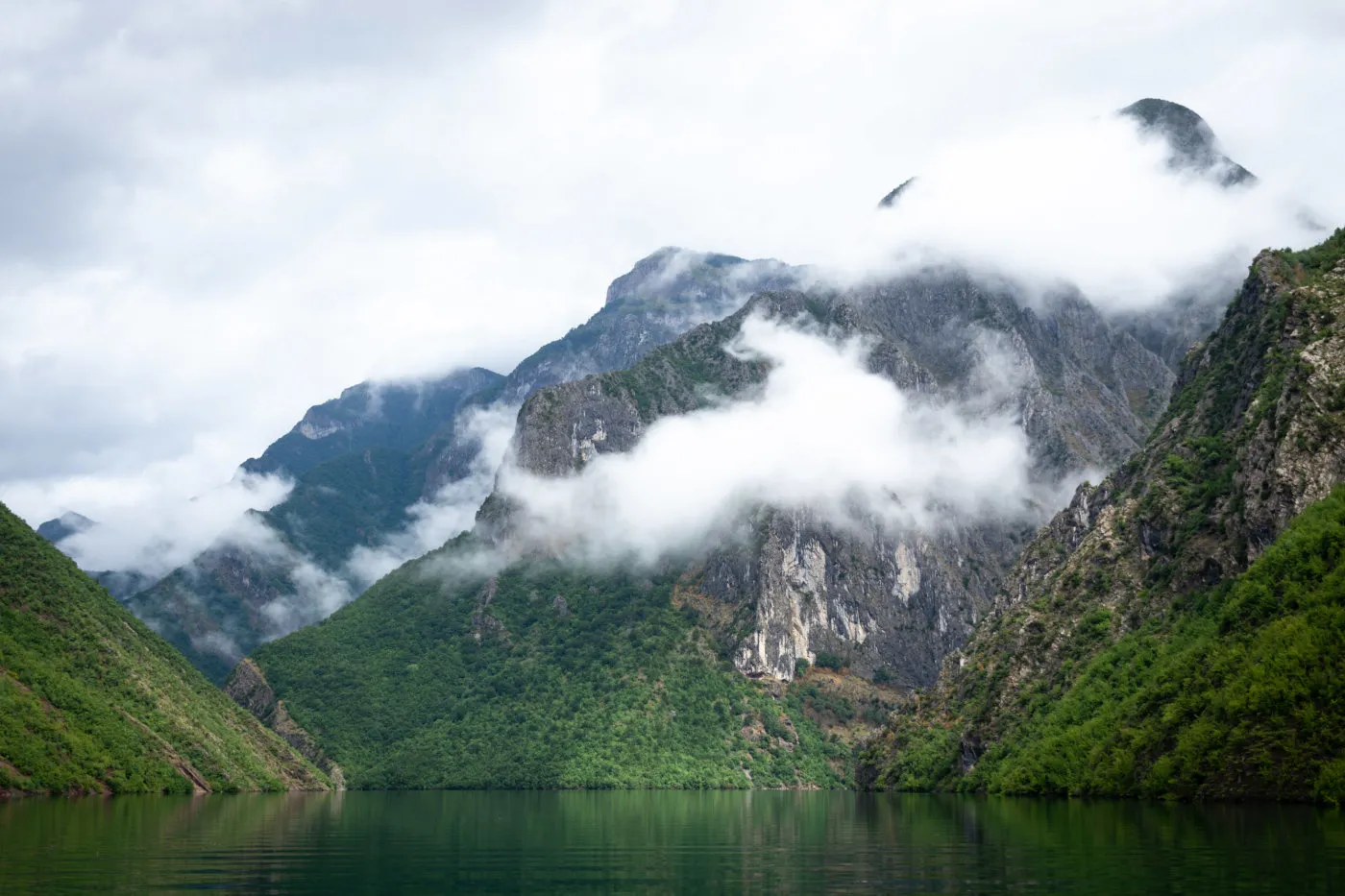 Mountains above Koman Lake
